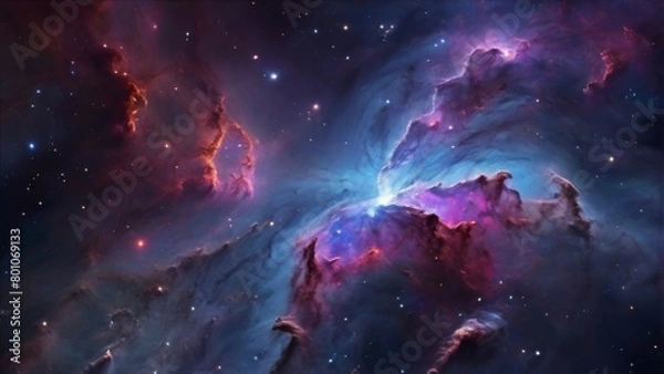 Fototapeta galaxy planet with space background