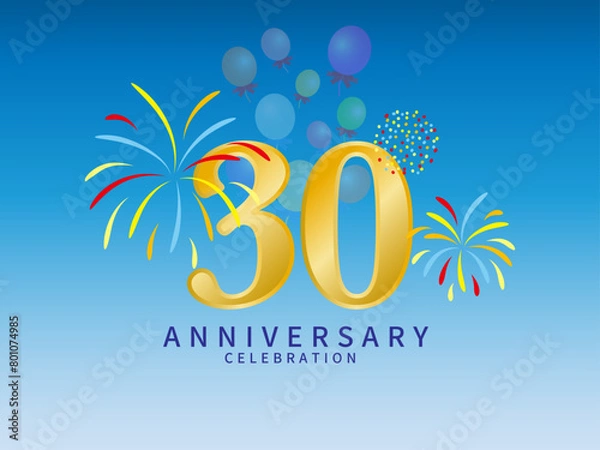 Fototapeta 30周年アニバーサリー