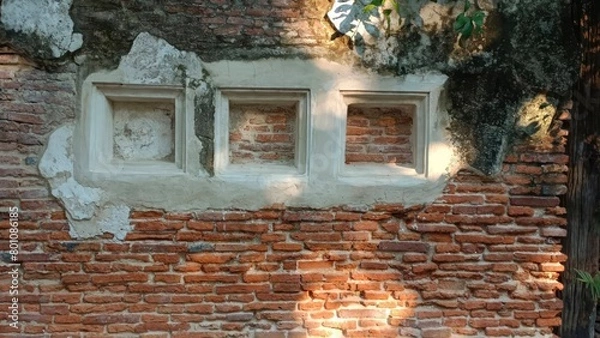 Obraz textured old brick wall background