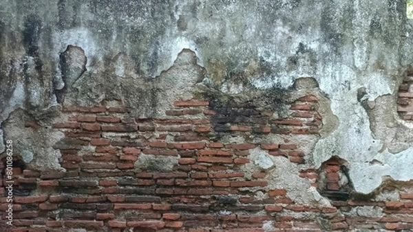 Obraz grunge old brick wall ancient background wallpaper