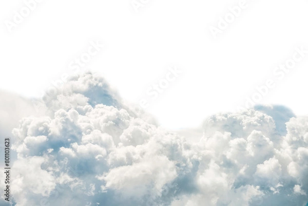 Fototapeta Clouds background, clouds isolated on sky, cloud in PNG isolated on transparent background