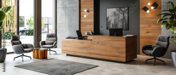 Fototapeta Clean design elements and precise spacing for a professional finish.