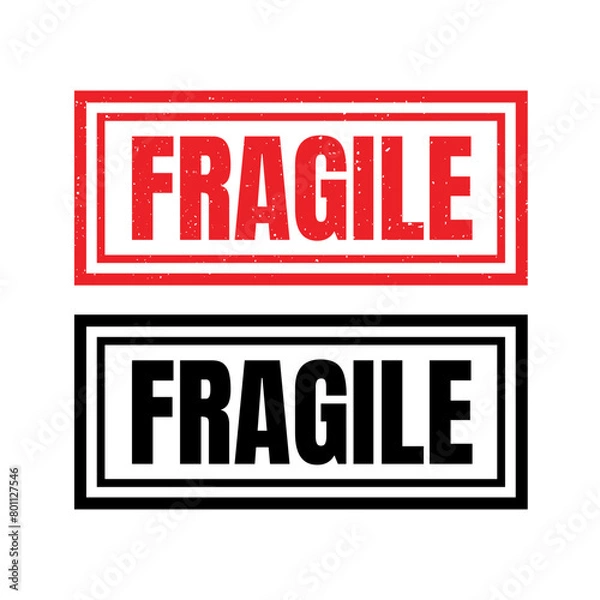 Obraz Keep dry label symbol vector, umbrella vector icon for packaging.
