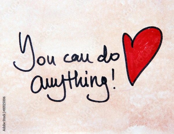 Obraz motivational message you can do anything
