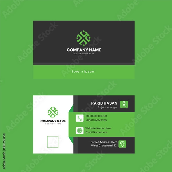 Obraz Modern Corporate Card Template