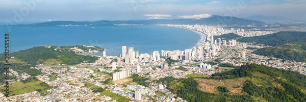 Obraz Itapema Beach in Santa Catarina. Web banner.