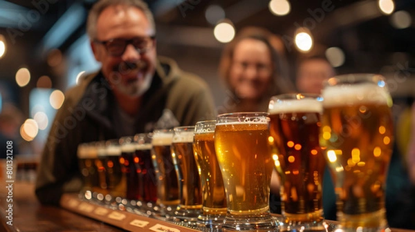 Obraz Interactive beer tasting workshop with a world-renowned brewmaster