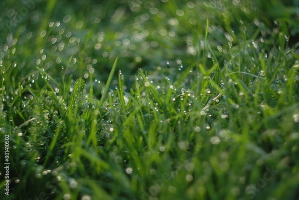Obraz dew on grass