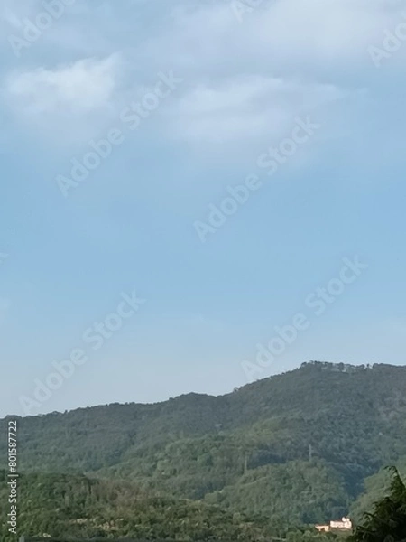 Fototapeta landscape with clouds
