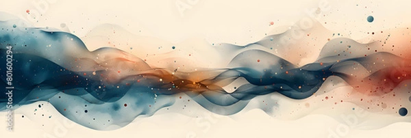 Fototapeta Abstract Business Elements on a Neutral Gray Canvas