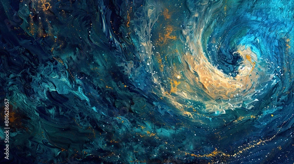 Fototapeta Abyssal Solipsism Exploring the Depths of Space