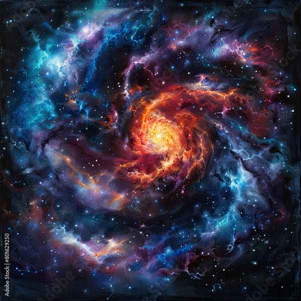 Fototapeta Eternal Cosmos Sempiternal Galaxy Nebula