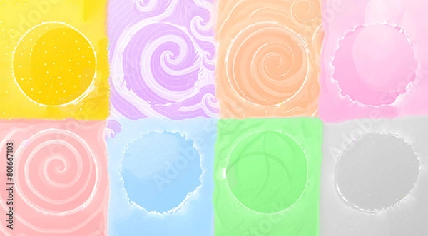 Fototapeta background with circles,pastel background, abstract background