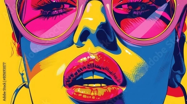 Fototapeta Pop Art, Generative AI