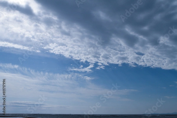 Obraz 구름이 있는 파란 하늘