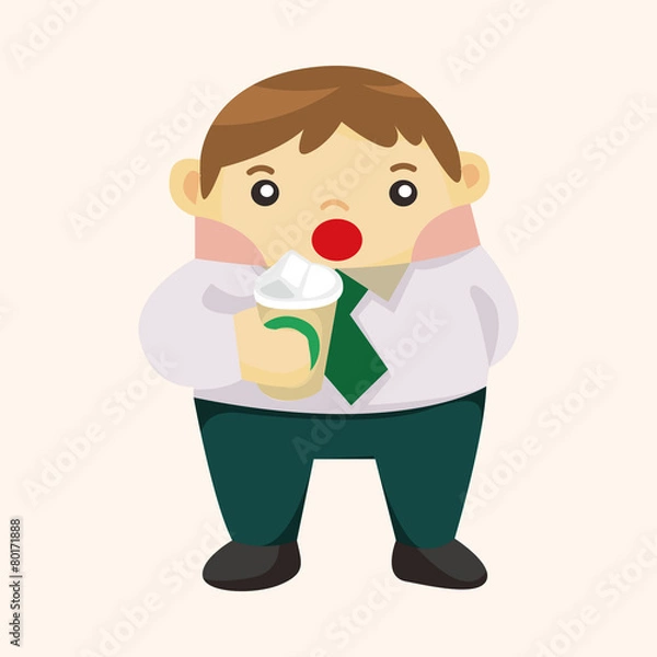 Fototapeta business people theme elements vector,eps