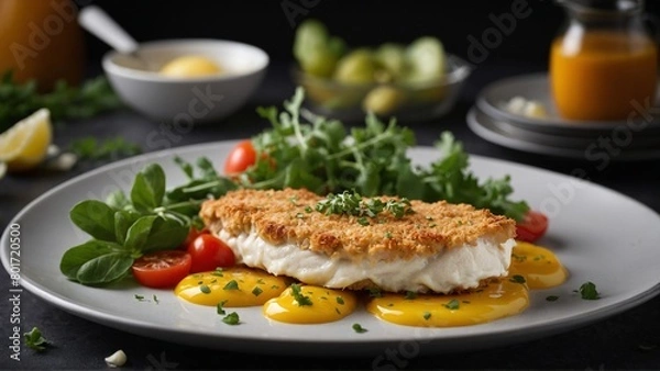 Fototapeta Chicken schnitzel