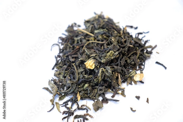 Obraz 乾燥した上質な紅茶の葉、茶葉