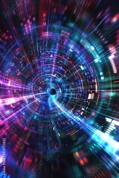 Fototapeta modern advanced technology backdrop