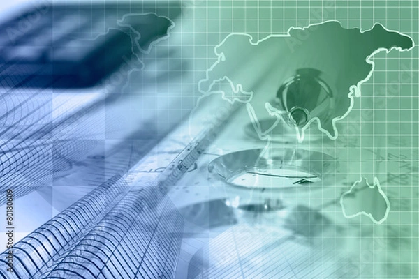 Obraz Financial background