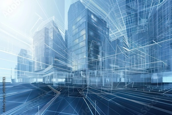 Fototapeta building information modeling, technology, future