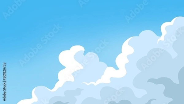 Fototapeta Clouds in The Sky Background with blured and noise effect, for Wallpaper