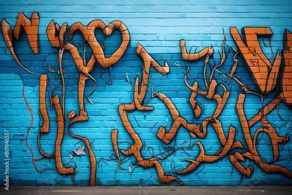 Obraz graffiti on the wall