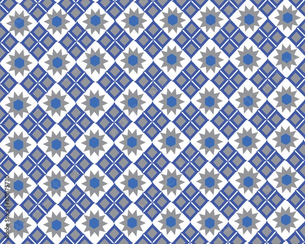 Obraz seamless pattern geometric background wallpaper