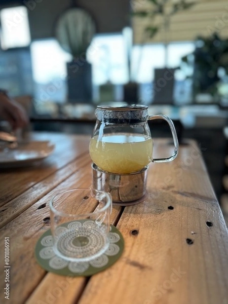 Obraz 맛있는 레몬 생강차