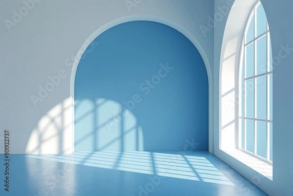 Fototapeta Empty hall of modern architectures 