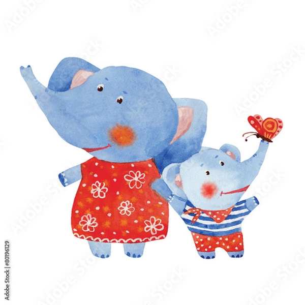 Fototapeta elephants