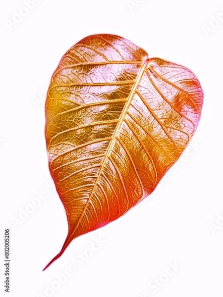 Obraz heart shaped leaf