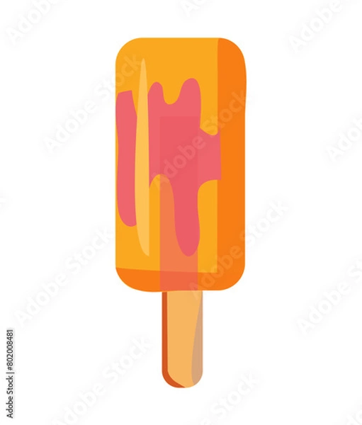 Obraz Ice-cream Elements and Craft Design.