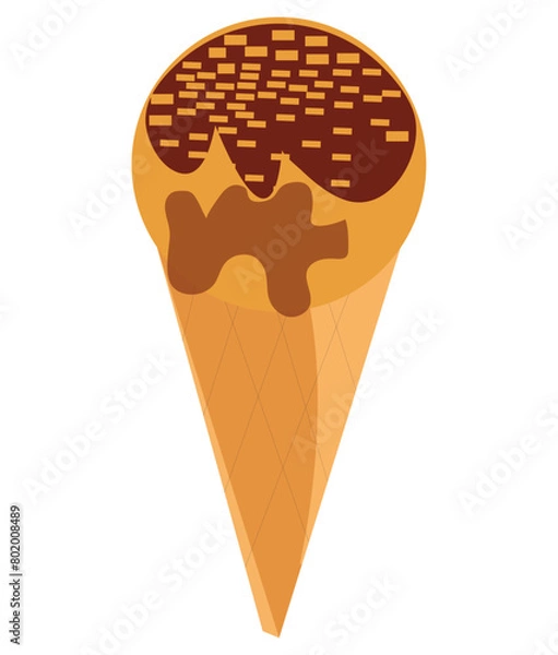 Obraz Ice-cream Elements and Craft Design.