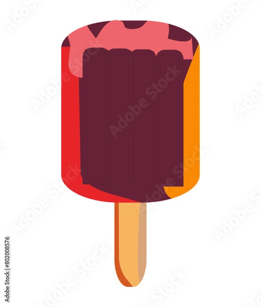 Obraz Ice-cream Elements and Craft Design.