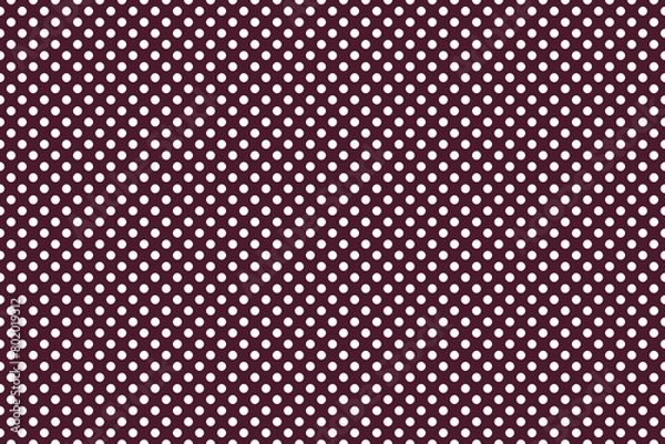 Fototapeta violet or purple seamless pattern with white dots