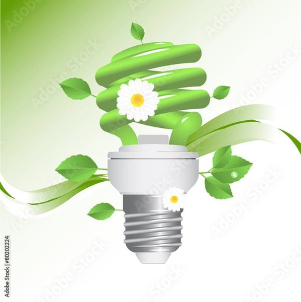 Obraz Green bulb