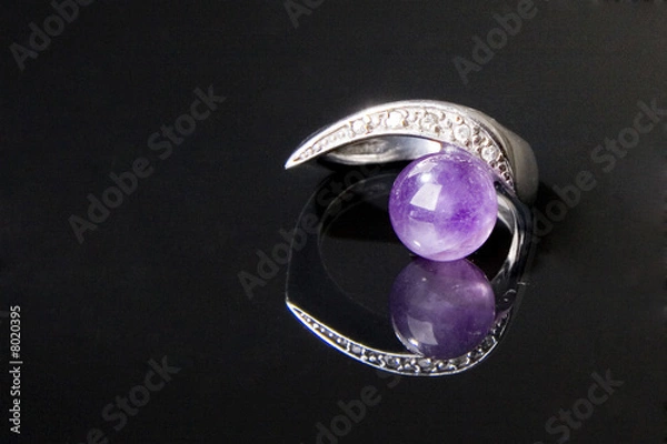 Fototapeta anel de ametista