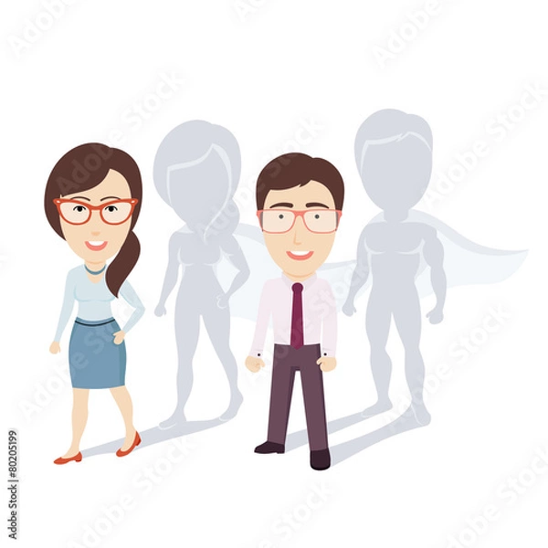 Fototapeta Super Businessmen