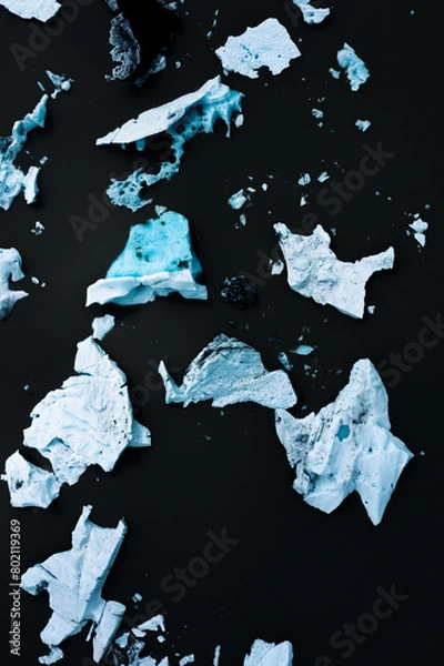 Fototapeta floating ice