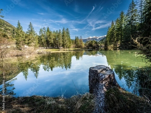 Obraz a beautiful view of the lake