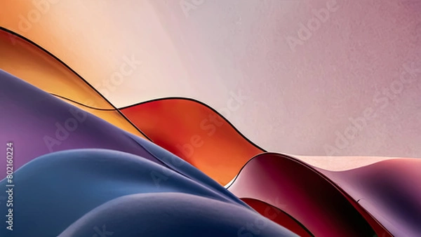 Obraz Harmony in Chaos: Abstract Design Backgrounds Inspiring Serenity