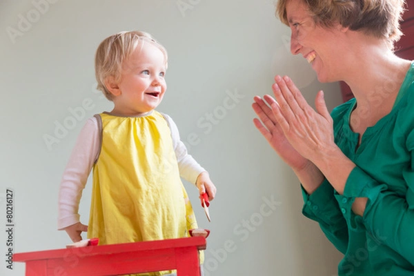 Obraz Gemüse aus Holz schneiden