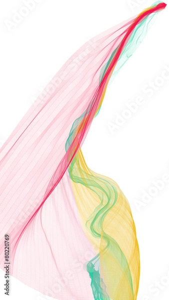 Fototapeta Abstract colorful waves