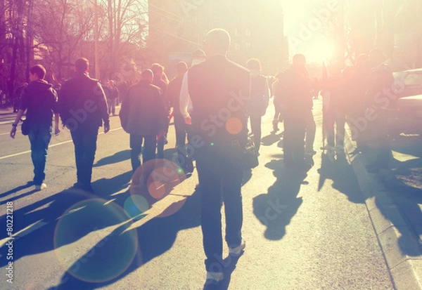 Fototapeta Protest uliczny