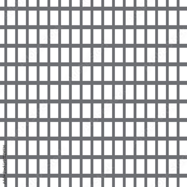 Fototapeta Prison bars isolated on transparent. Vector illustration. Way out to freedom concept