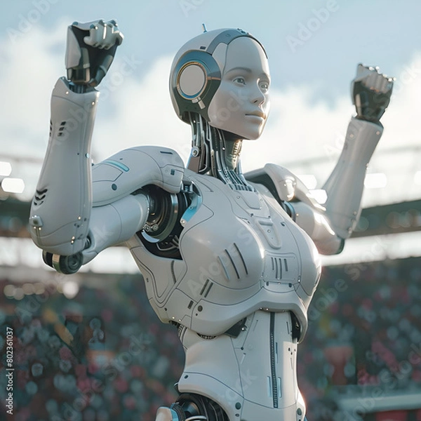 Fototapeta robot winner