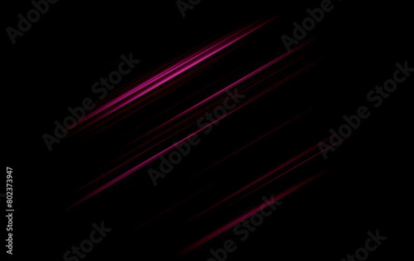 Fototapeta Background abstract pink and black dark are light with the gradient is the Surface with templates metal texture soft lines tech design pattern graphic diagonal neon background.