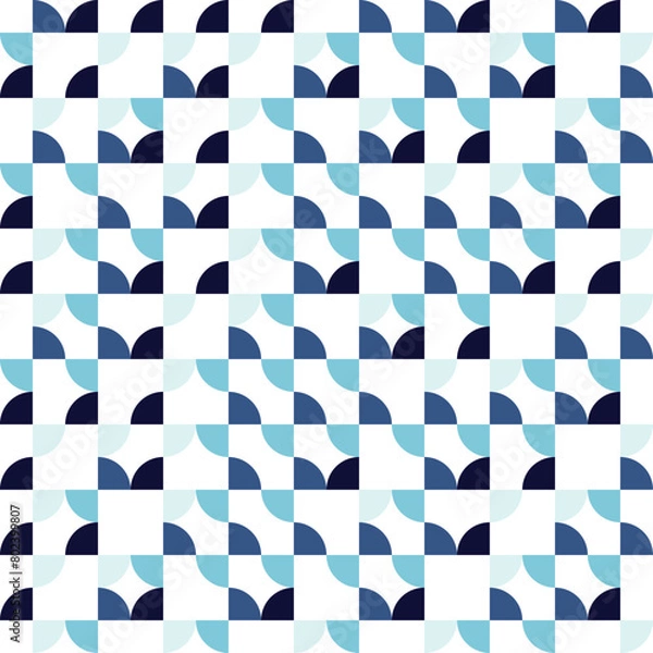 Fototapeta Bauhaus geometric vector pattern design 
