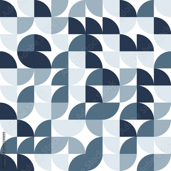 Fototapeta Bauhaus geometric vector pattern design 